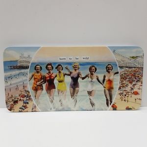 🍒 Anne Taintor "Born To Be Wild" Melamine Platter or Long Tray